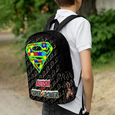 "Autism is my Super Power" Super Hero Backpack
