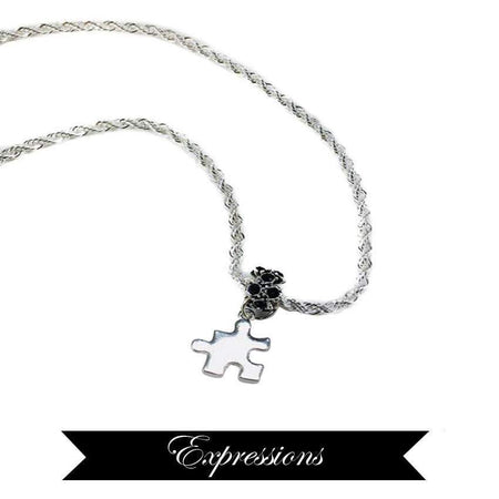 "Expressions" Sterling Silver Autism Necklace