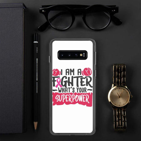 I am a Fighter Breast Cancer Awareness Samsung Case