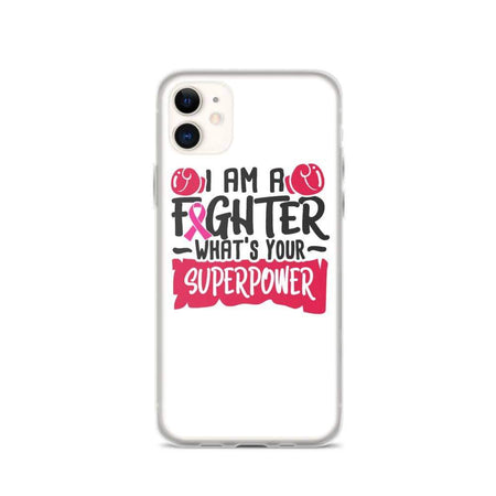 I am a Fighter Breast Cancer Awareness iPhone Case