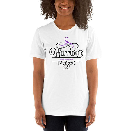 Fibromyalgia Warrior Purple Ribbon T-Shirt