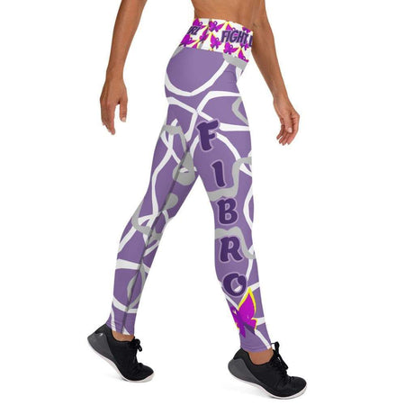 Fight Like A Girl Fibro Warrior Yoga Leggings