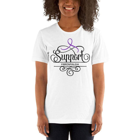 "Support" Fibromyalgia Awareness T-Shirt