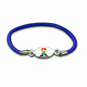 Autism Awareness Ribbon Stretch Bracelet