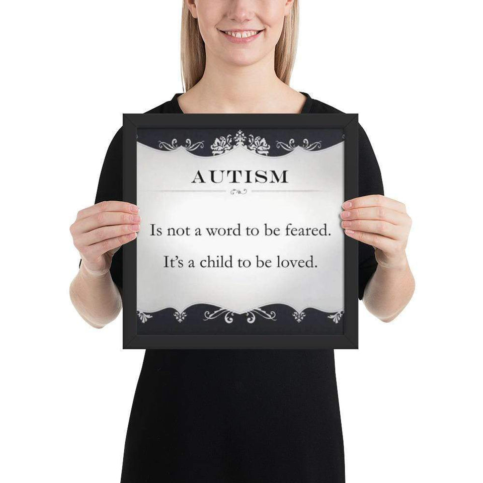 "Autism" Framed poster
