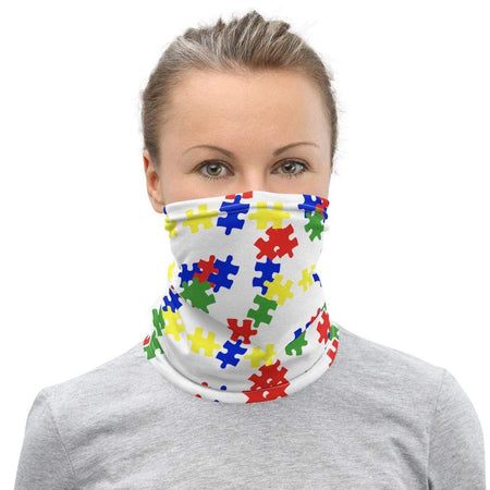 Autism Puzzle Washable Face Mask / Neck Gaiter