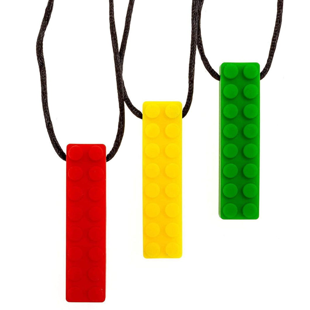 Autism Sensory Chew Necklace for Kids - 3 Pack
