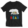 "Mama Bear" Autism Awareness V-Neck T-Shirt
