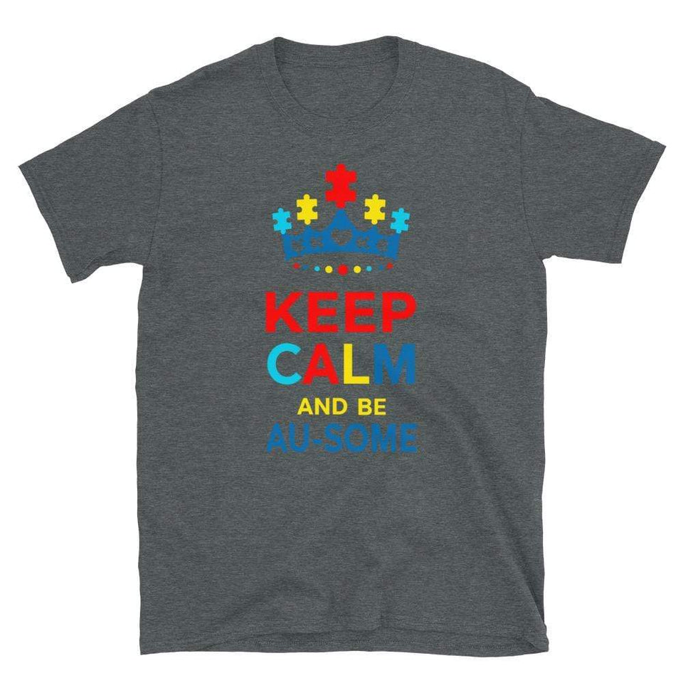 "Keep Calm and be Au-some" Autism Awareness T-Shirt