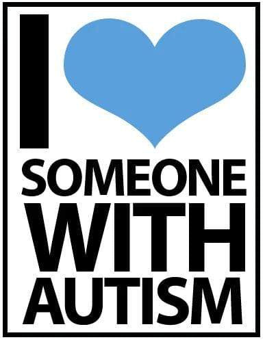I Love Someone With Autism Iron On Patch
