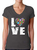 Love Heart Puzzle Piece Autism Awareness T Shirt awareness-expo Autism
