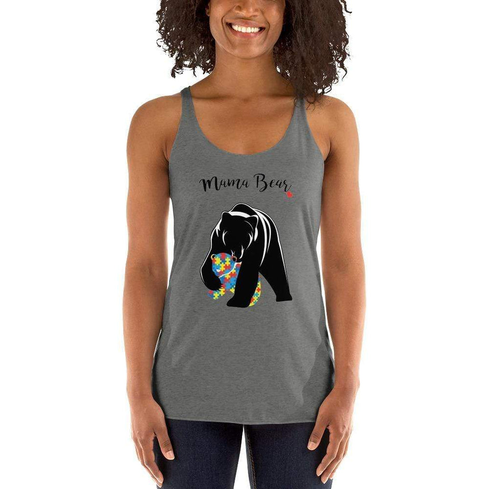 Autism "Mama Bear" Racerback Tank