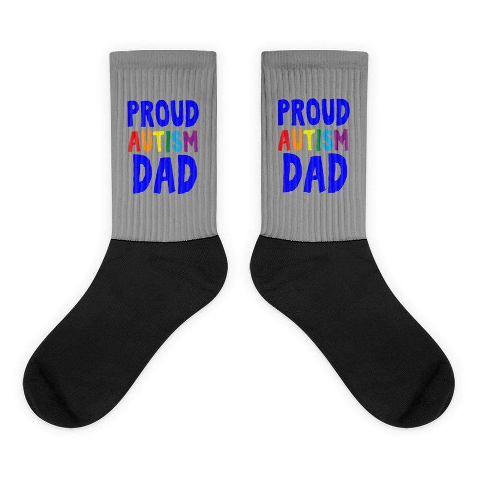 "Proud Autism Dad" Socks