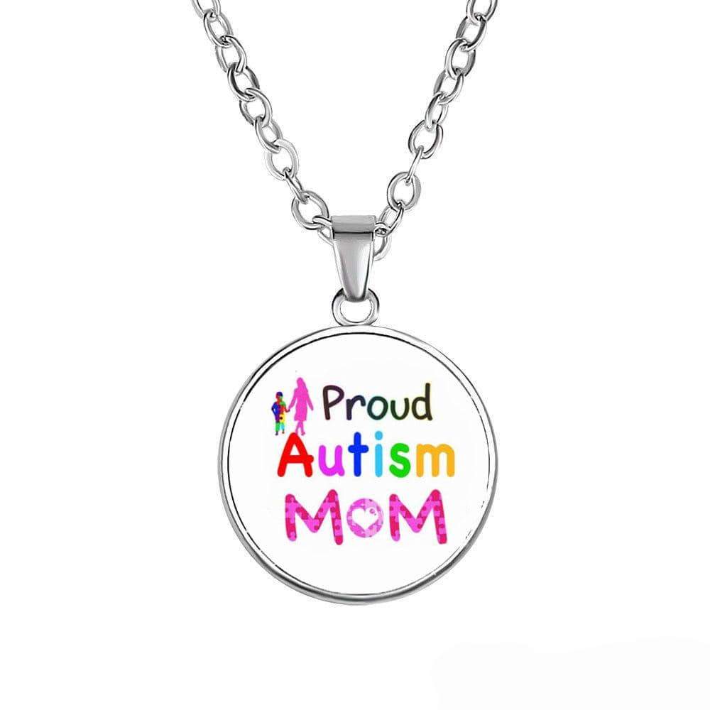 Proud Autism Mom Necklace