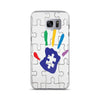 Puzzle Piece Autism Hand Samsung Case