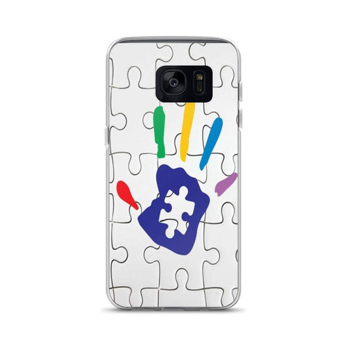 Puzzle Piece Autism Hand Samsung Case