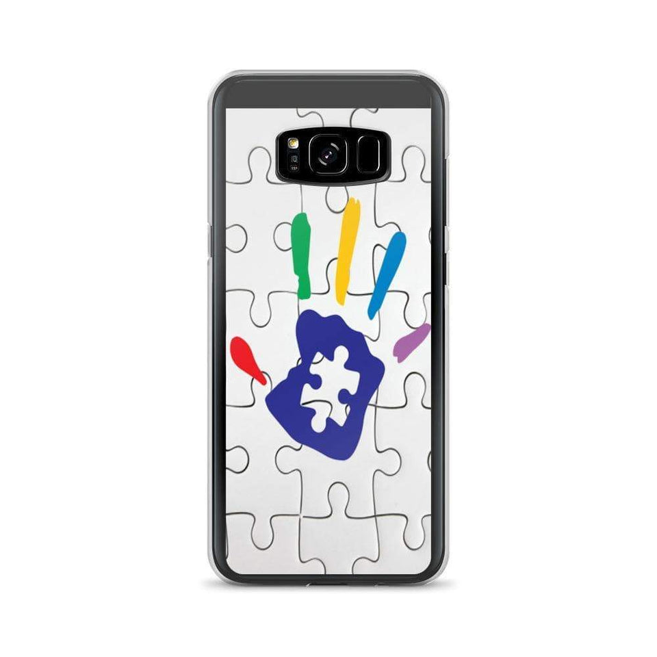 Puzzle Piece Autism Hand Samsung Case