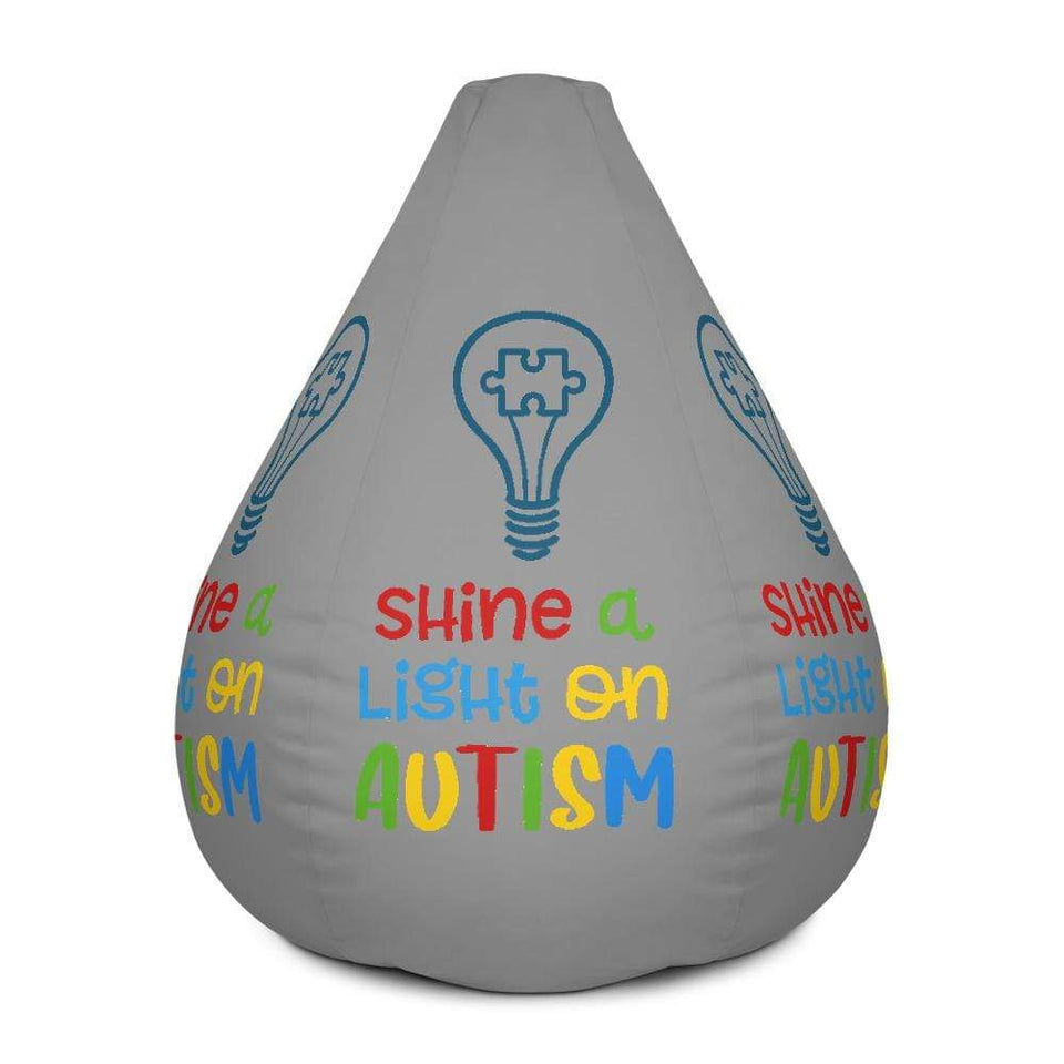 Shine A Light On Autism Bean Bag Chair w/ filling