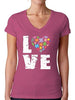 Love Heart Puzzle Piece Autism Awareness T Shirt awareness-expo Autism