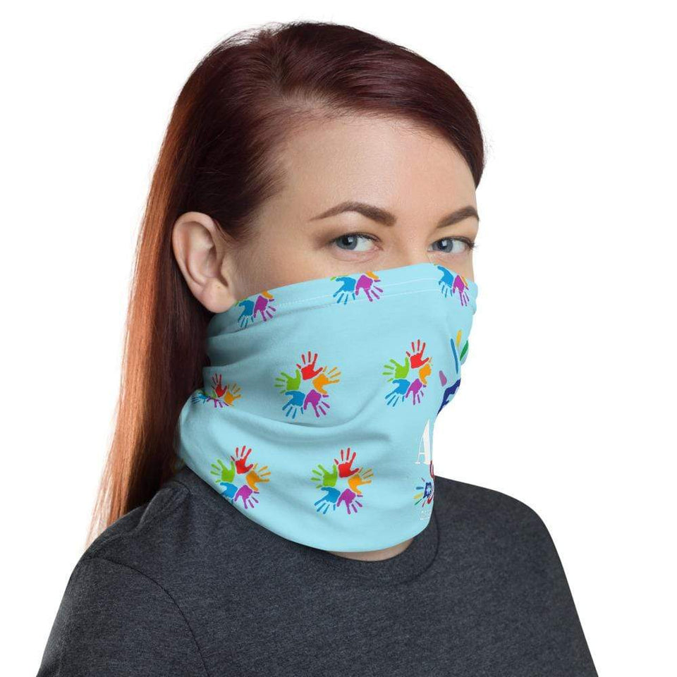 Blue "Autism Strong" Face Mask/Neck Gaiter