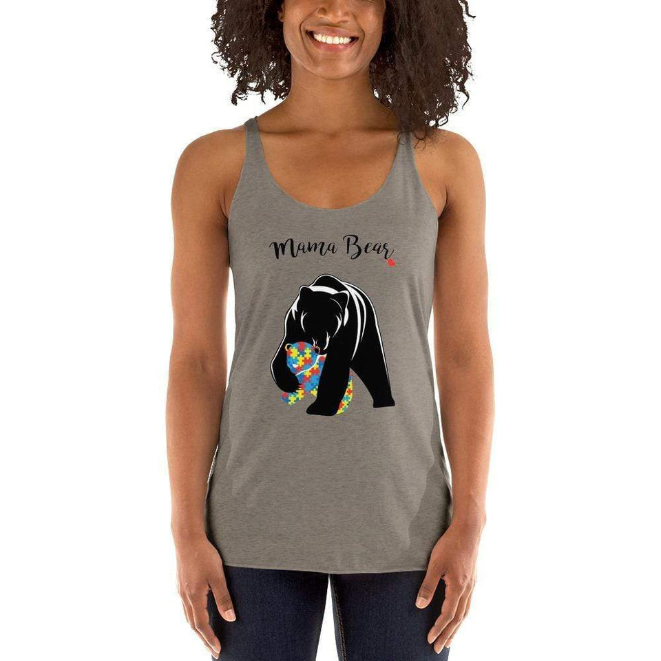 Autism "Mama Bear" Racerback Tank