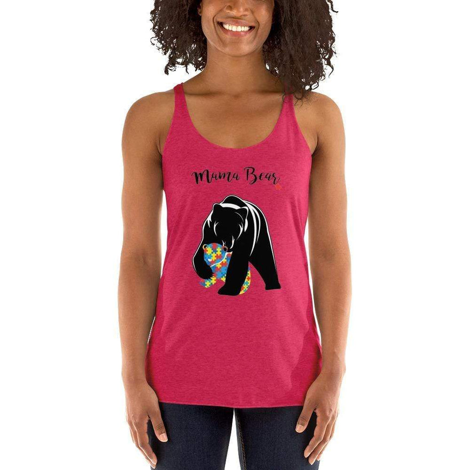 Autism "Mama Bear" Racerback Tank