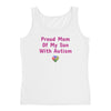 Proud Mom of My Son With Autism Ladies' Tank