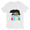 "Mama Bear" Autism Awareness V-Neck T-Shirt