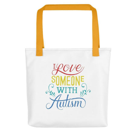 I Love Someone With Autism Handbag