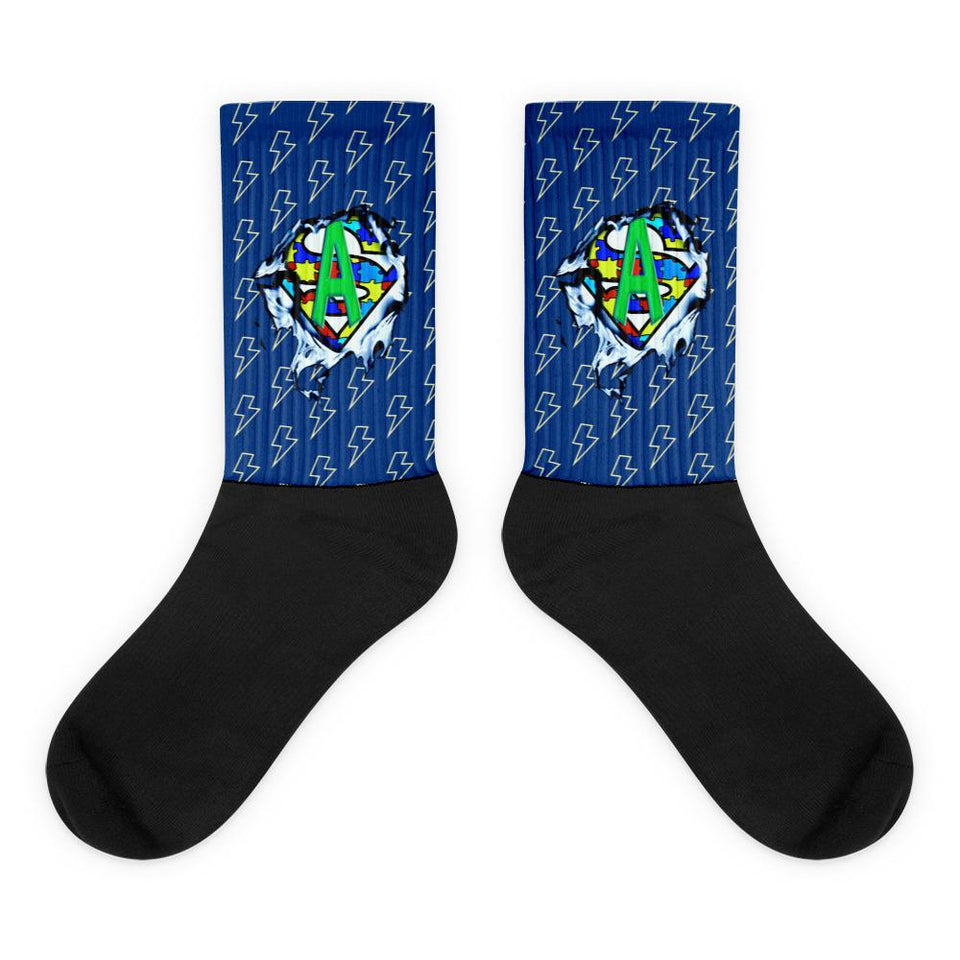 Autism Super Hero Socks