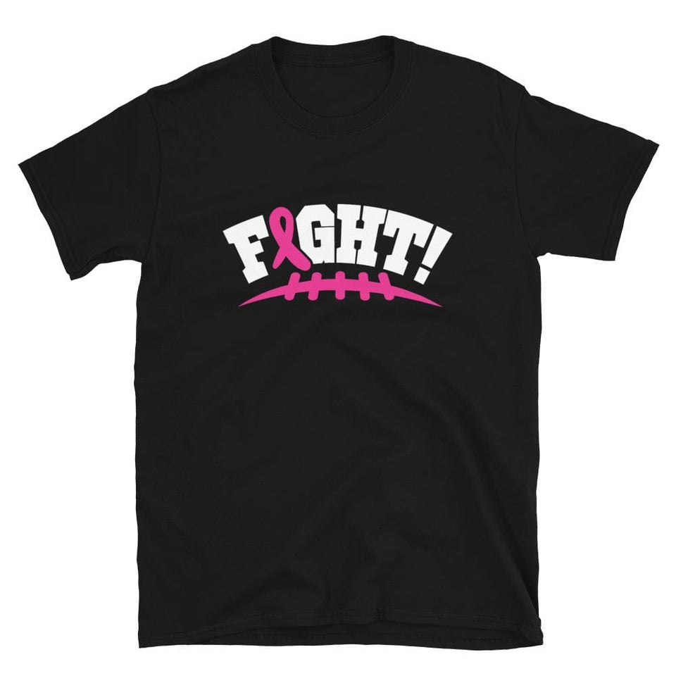 "Fight!" Football Pink Ribbon T-Shirt