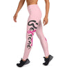 "Believe" Mirrored Pink Breast Cancer Yoga Leggings