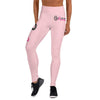 "Believe" Pink Breast Cancer Yoga Leggings