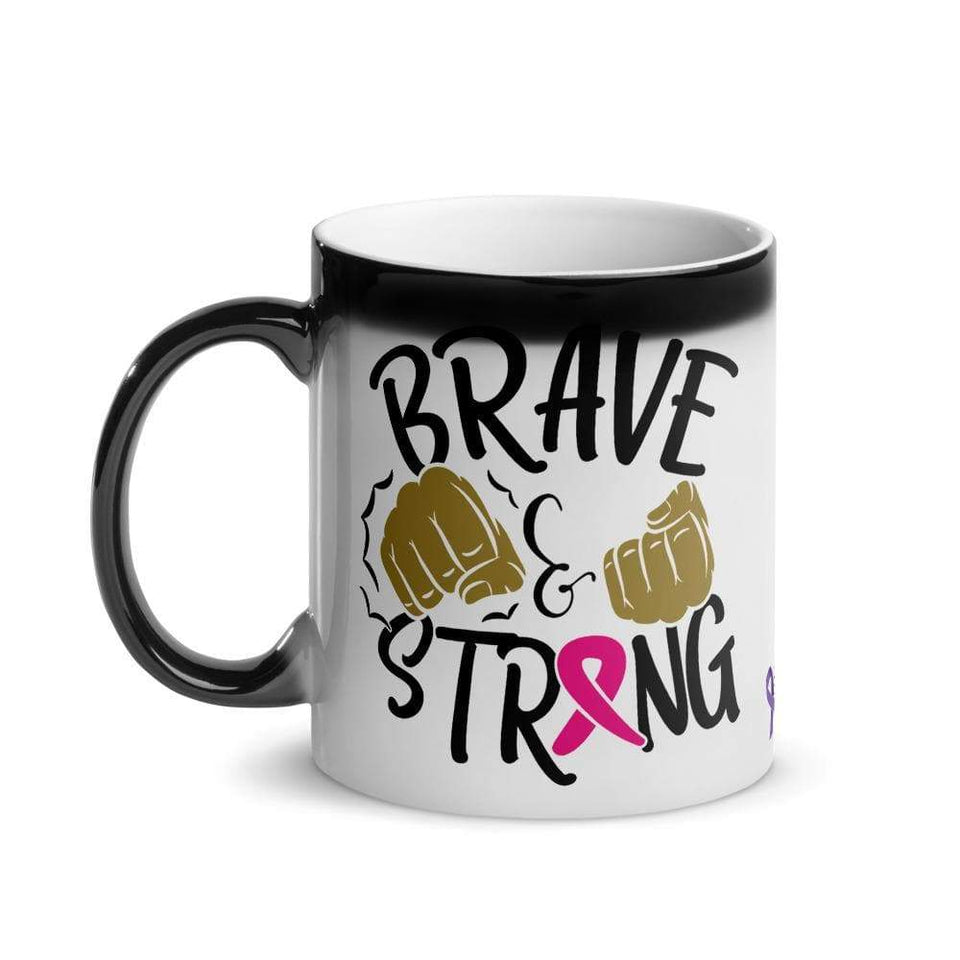 "Brave and Strong" Glossy Magic Mug