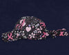 Breast Cancer Awareness Baseball Hat - Black With Pattern