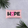 "Hope" Pink Breast Cancer Pillow