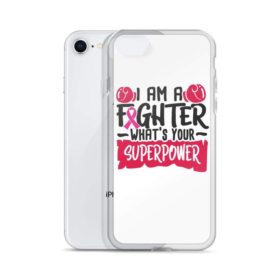 I am a Fighter Breast Cancer Awareness iPhone Case