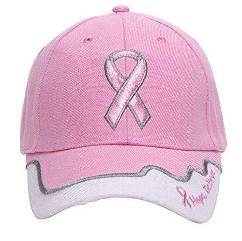 Breast Cancer Awareness Hat  Ribbon Butterfly Baseball Cap