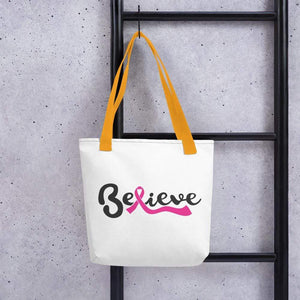 "Believe" Breast Cancer Awareness Handbag