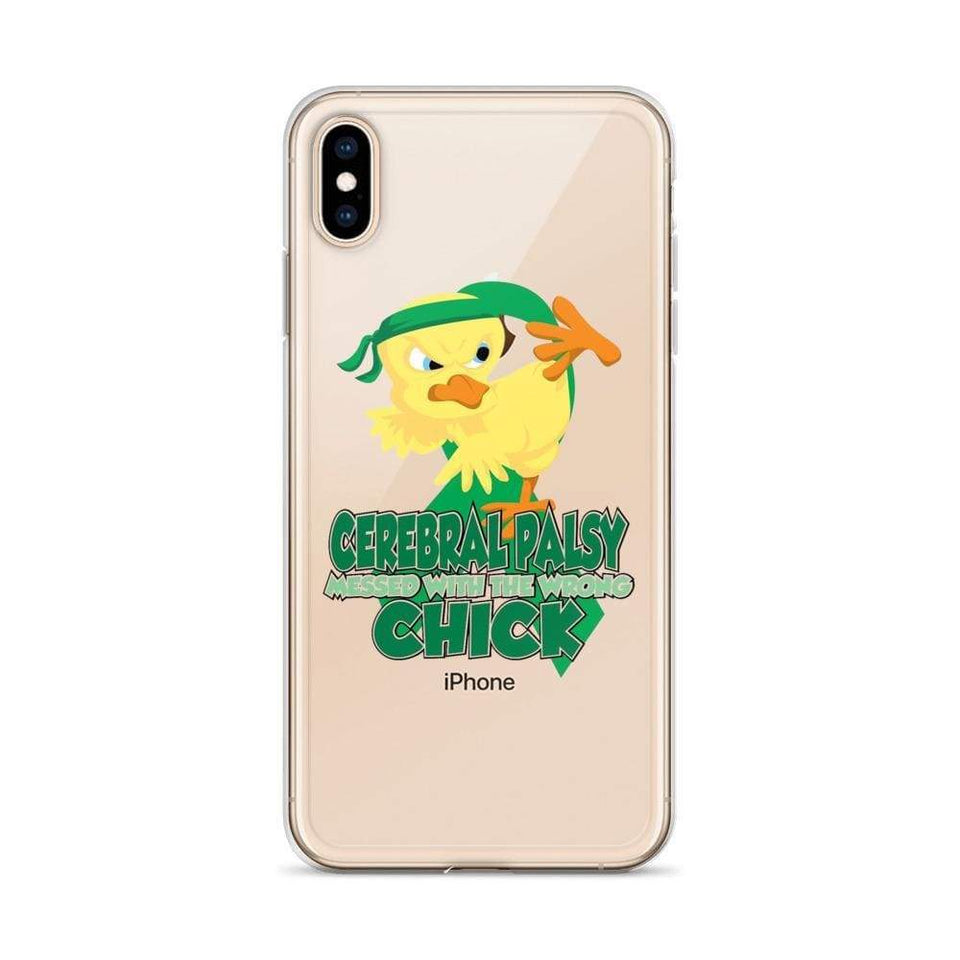 Cerebral Palsy Messed With The Wrong Chick iPhone Case Cerebral Palsy Messed With The Wrong Chick iPhone Case