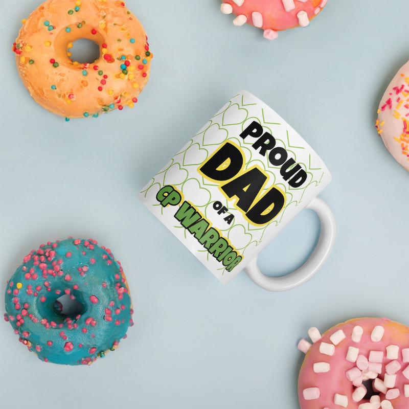 "Proud Dad of a CP Warrior" Coffee Mug
