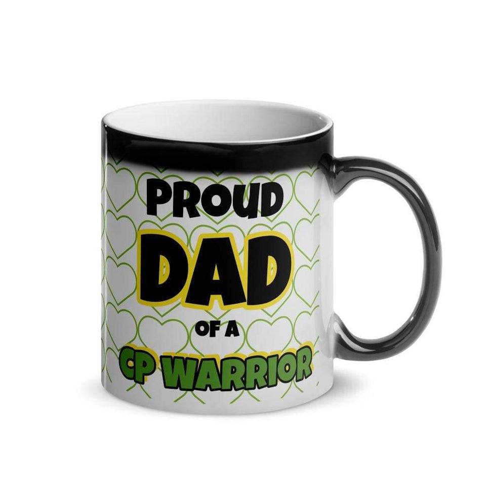 "Proud Dad of a CP Warrior" Glossy Magic Mug