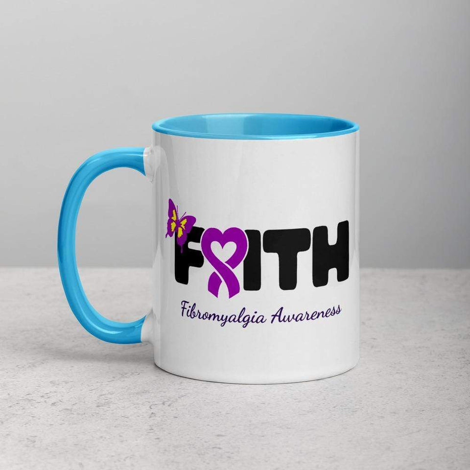 "Faith" Fibromyalgia Awareness Colorful Mug