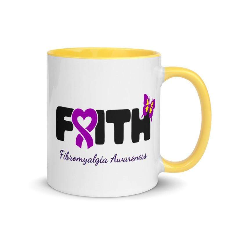 "Faith" Fibromyalgia Awareness Colorful Mug
