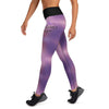 Fibromyalgia "Warrior" Purple Yoga Leggings