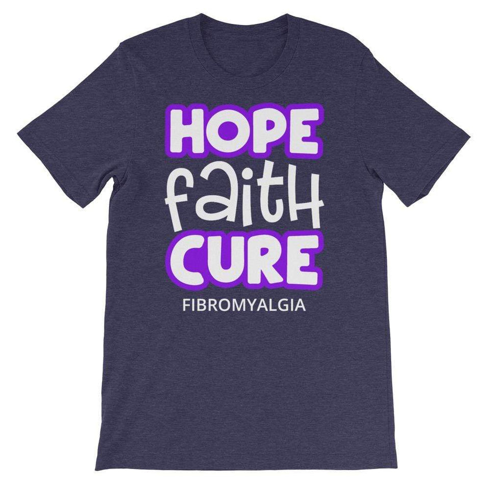 "Hope Faith Cure" Fibromyalgia Awareness T-Shirt