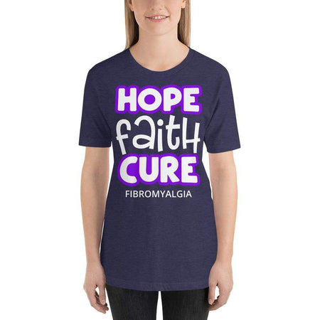 "Hope Faith Cure" Fibromyalgia Awareness T-Shirt