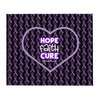 "Hope Faith Cure" Fibromyalgia Throw Blanket