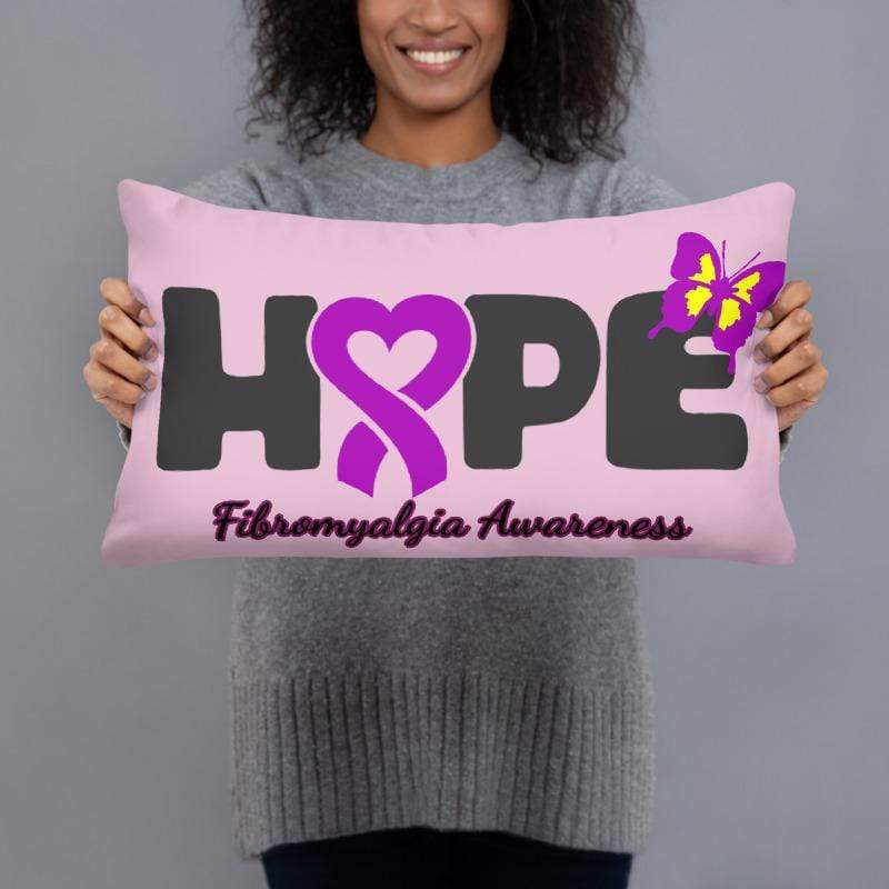"Hope" Fibromyalgia Awareness Pillow