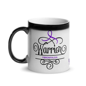 "Warrior" Fibromyalgia Glossy Magic Mug